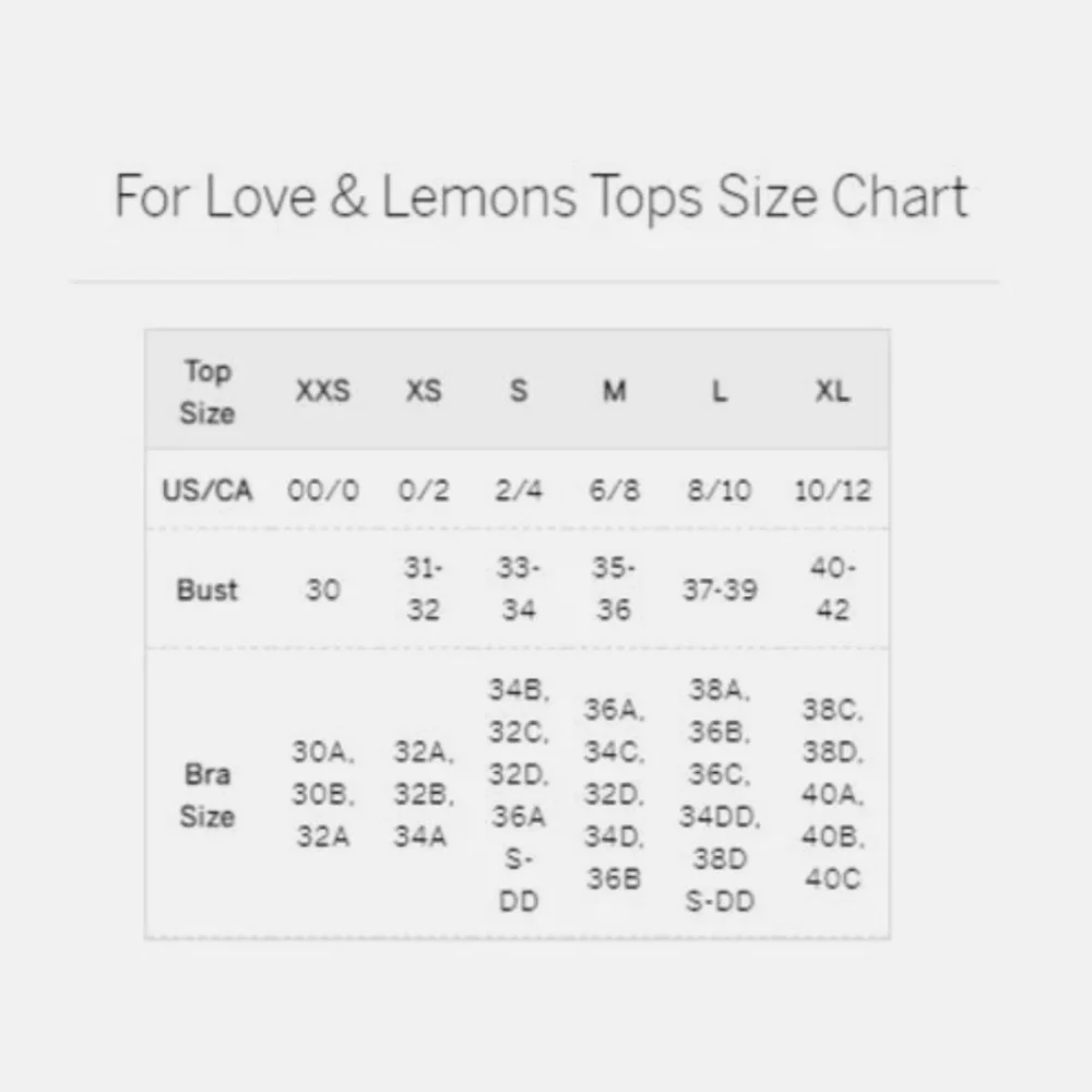 🍋For LOVE & LEMONS Crop Top and Skirt Set-2pc - Picture 6 of 16